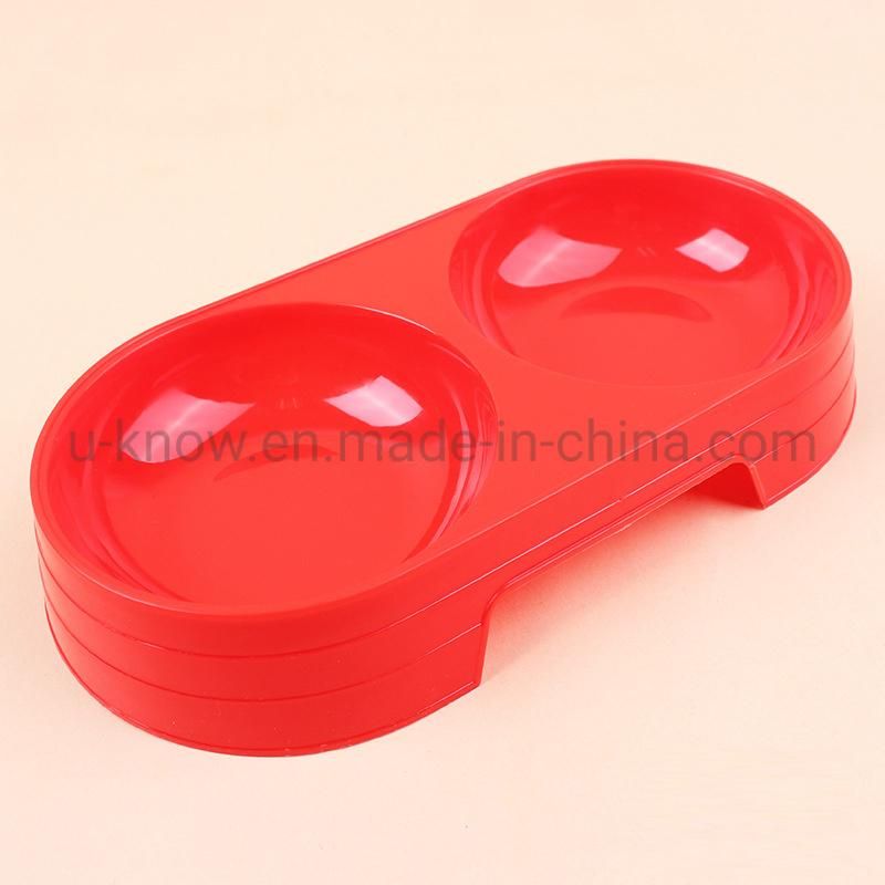 Dog Bowls, Cat Bowls, Pet Bowls, Plastic Double Bowl