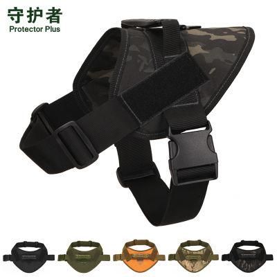 Military Working Tactical Dog Protective Training Harness Dog Vest