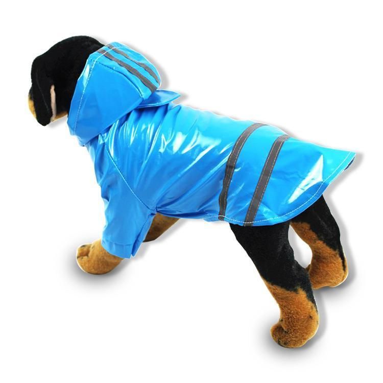 Pet PU Reflective Raincoat PU Waterproof Coating with Reflective Strip