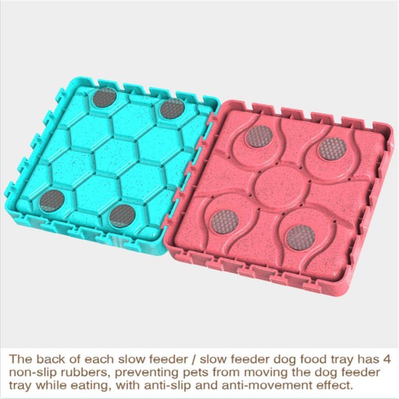 Pet Slow Eating Bowl Licking Combination Plate