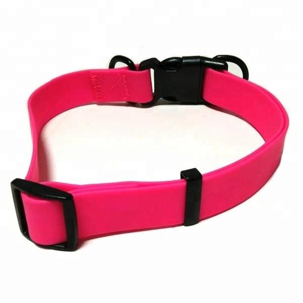 Puppy Silicone Waterproof Hunting Dog Collar Leash