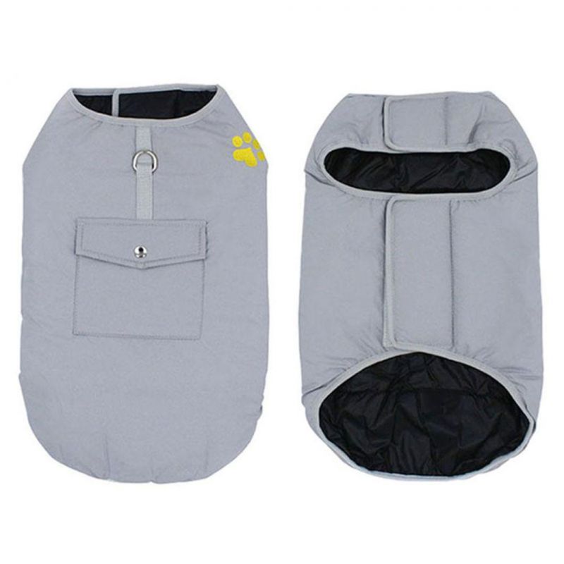 Easy to Put on Take off Dog Coat Warm Pet Jacket