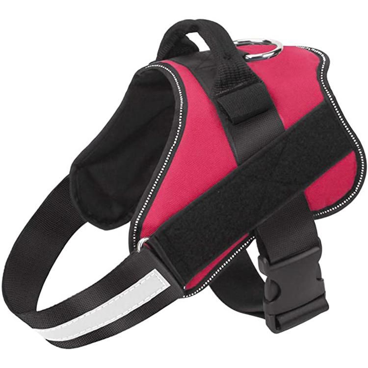 Reflective Dog Vest Breathable Adjustable Harness Pet with Handle for Outdoor Walking