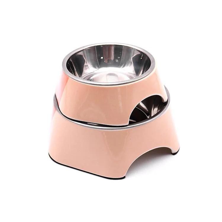 High Quality Melamine Dog Bowls Stainless Steel Pet Feeder Dog