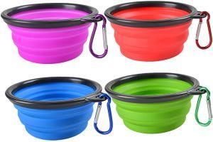 Collapsible Dog Bowl Foldable Expandable Cup Dish for Pet Cat