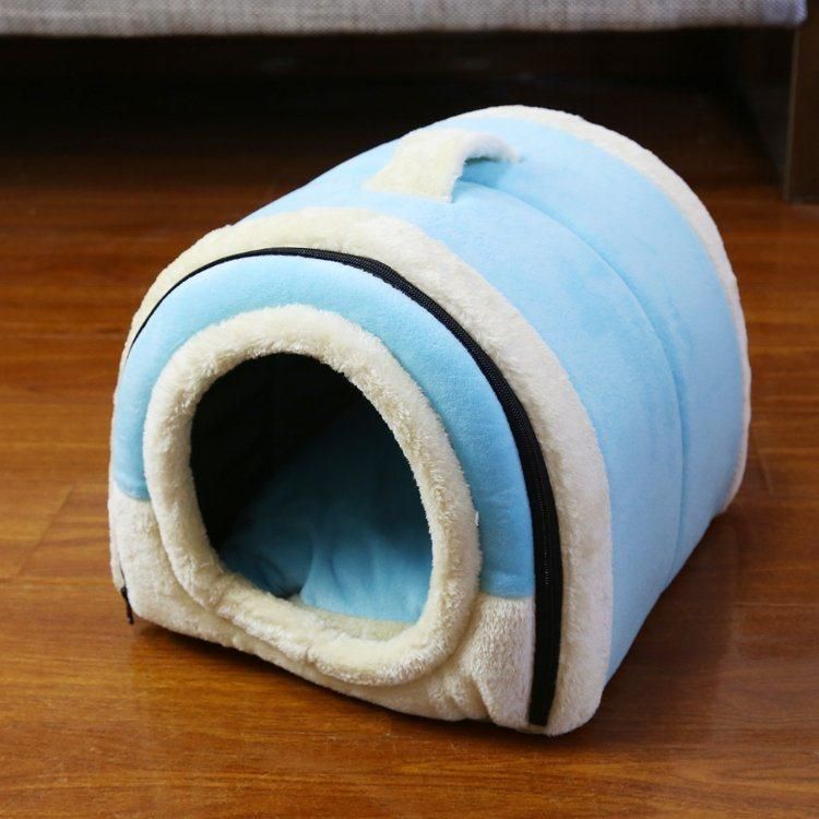 Luxury Cat Nest Calming Pet Nest Small Dog Bed Warm Cat Beds Portable Pet Bed
