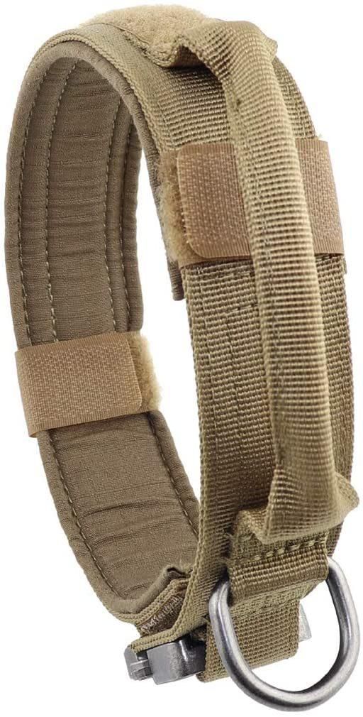 Adjustable Military Nylon Heavy Duty Metal Buckle with Control Handle Tactical Dog Collar