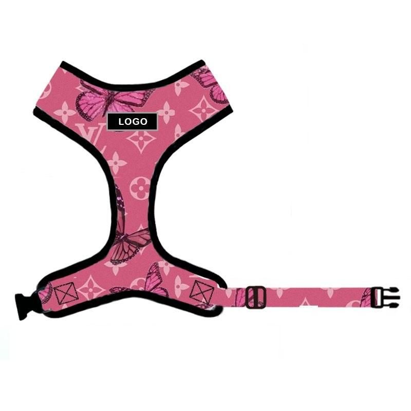 New Collar Leash Poop Bag Collar a Set Customize Dog Harness