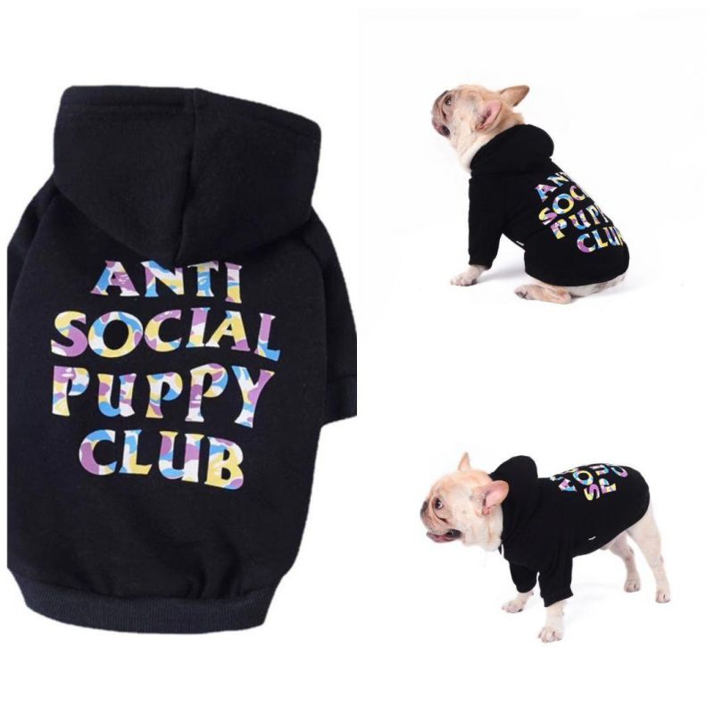 Customized Outdoor Printing Hoodie Coat Dog Accessories Apparel Pet Clothes