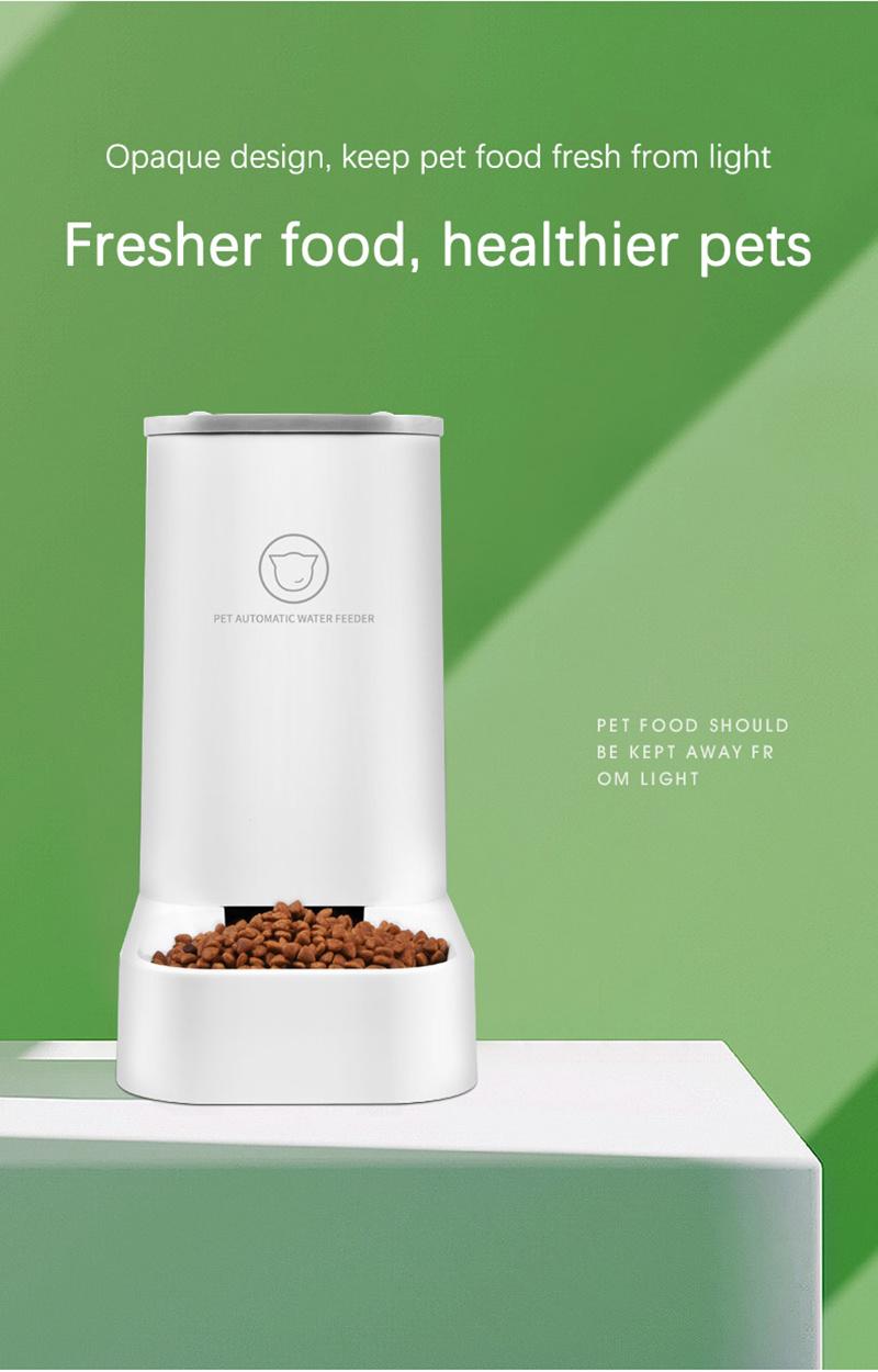 Manual Operation Puppy Water Food Bowl Type Pet Feeder