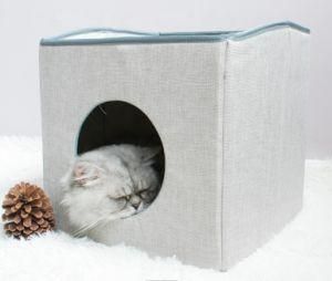 2021new Design Luxury Pet Bed Folding Pet Cat Bed Cat House Pet Products B