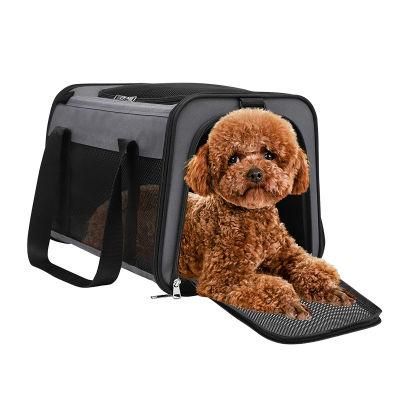 Amazon Hot Seller Soft-Sided Dog Pet Carrier Tote Bag Airline Approved Portable Folding Pet Carrier Travel Pet Bag