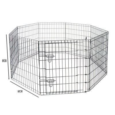 Black Baked Wire Cages for Small, Medium Large Dogs