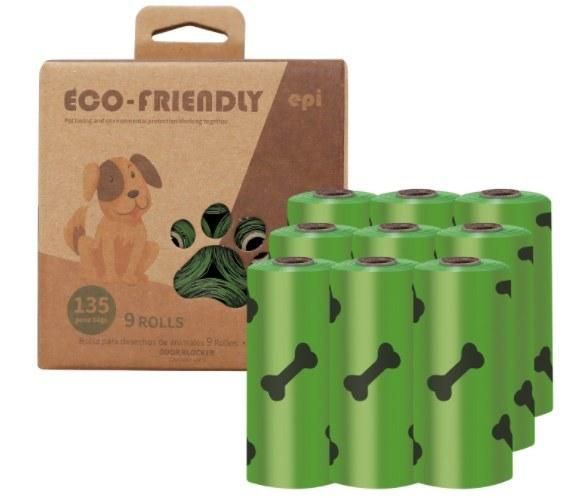 Amazon Wholesale Dog Poop Bags Eco Friendly Biodegradable Printed Dog Poop Bag in Stock