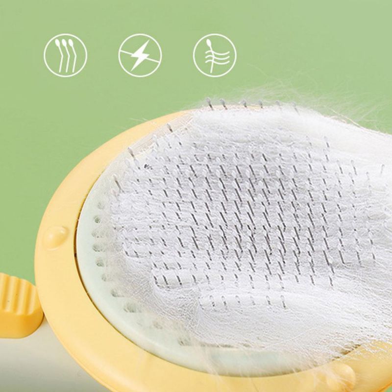 Pet Cat Brush Dog Comb Hair Removes Pet Hair Comb Self Cleaning Slicker Brush for Cats Dogs Removes Tangled Hair Beauty Products