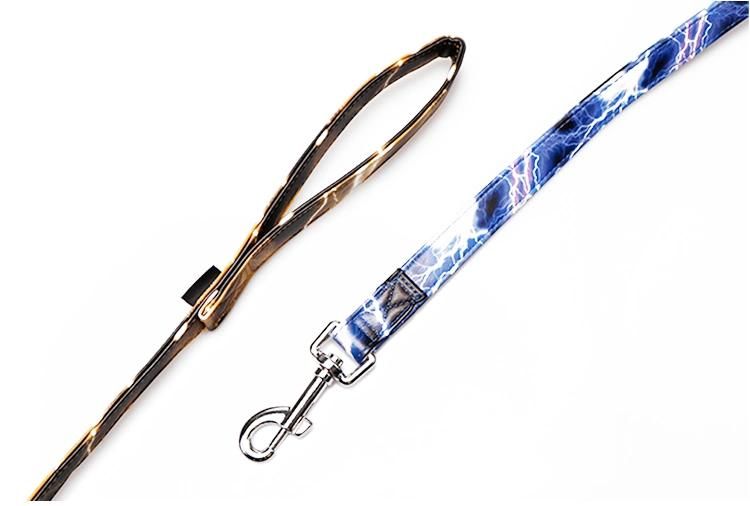 Custom Logo PU Leather Design Easy Cleaning Soft&Comfortable Material Pet Dog Leash