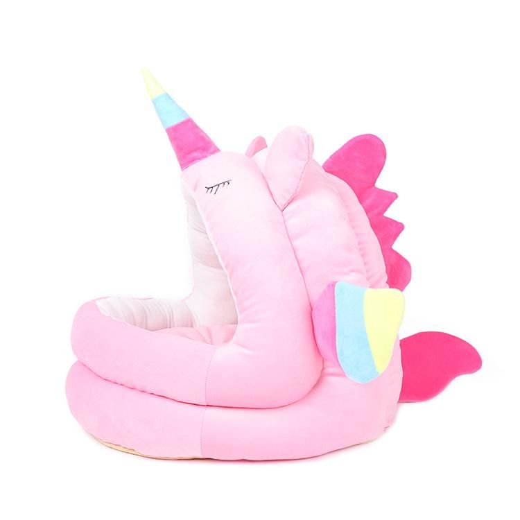 Animal Shape Unicorn Shape Shape Pet Bed Cat House Warmer Soft Pet Bed Sleeping Bag for Dog Cat