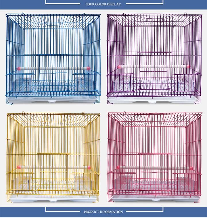 Factory Supply Metal Parrot Cage Luxury Bird Cage