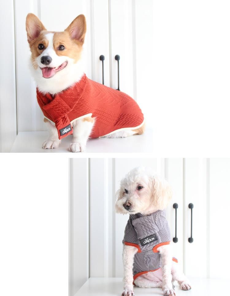 Dog Products, Dog Sweater Thermal Knitted Dog Sweaters Knitwear Clothes Winter Pet Coat Soft Puppy Sweaters for Fall Winter Puppy Outfits
