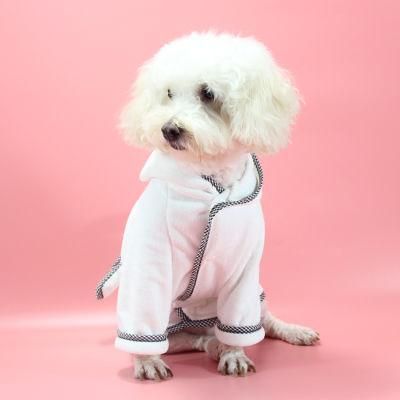 Fast Dry Comfortable Supply Microfiber Dog Cat Bathrobe Pet Products