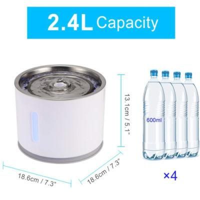 Pet Products Supplier Cat and Dog Home Use No Noise Automatic Ceramic Hoist Pet Water Fountain Cat Drinking Fountain