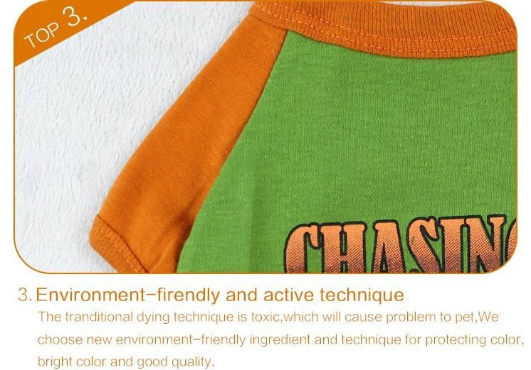Cheap Printed Dog Clothes Luxury Shirt Vest Clothing Spring Summer Purified Cotton Pet Cloth for Dogs T-Shirts