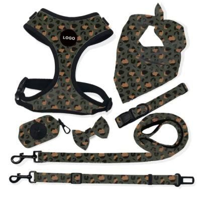 Custom Design Harness Bandana Dog Poo Bag /Dog Harness