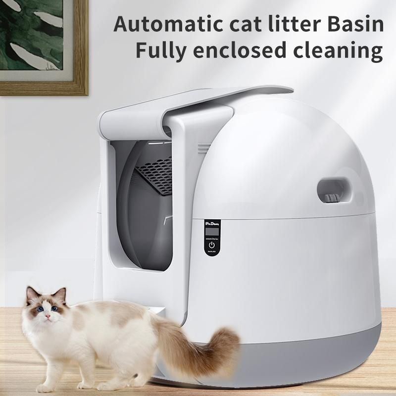 Hot Selling Automatic Self Cleaning Cat Litter Box Intelligent Pet Kitty Litter Basin Cat Toilet for Cats