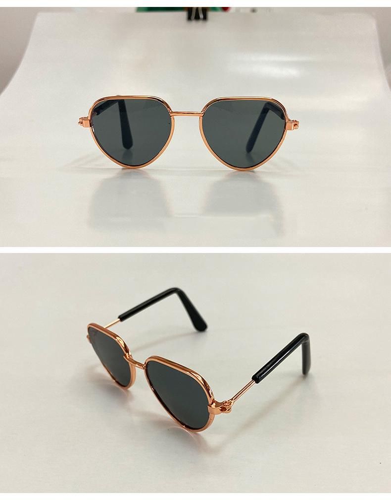Pet Glasses Mini Cat Sunglasses Teddy Dog Personality Trend Sunglasses Harley Mirror
