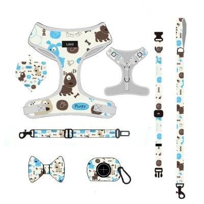 Eco-Friendly Pet Products 2021 Fashion Sublimation Dog Harness Personalized Custom Pattern Dog Supplies/Pet Toy
