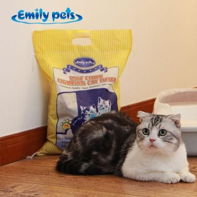 Sample Free Clumping Kitty Sand Litter No Tracking After Using