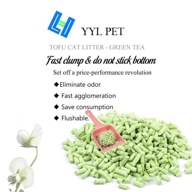 Cat Cleaning Product: Green Tea Scent Tofu Cat Litter