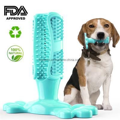 Wholesale Dog Toy Toothbrush Natural Rubber for Removing Bad Breath and Dental Calculus