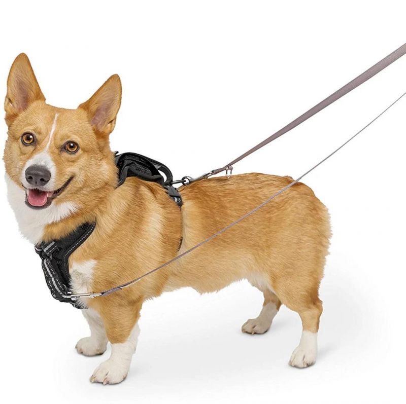 Pet Supplier Heavy Duty No Pull Dog Harness, Water Resistant Multi-Functions Reflective Pet Harness with Back Pocket