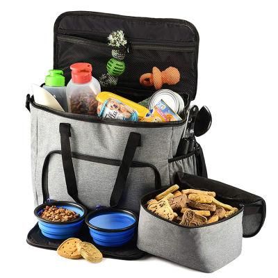 Large Capacity Space Dog Travel Storage Bag Wholesale Portable Pet Food Bag for Outdoor