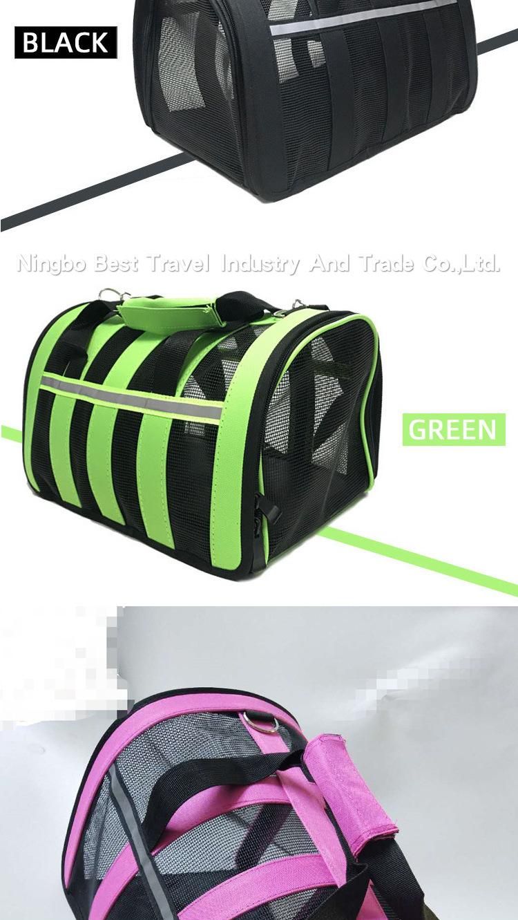 Wholesale Customize Popular Pet Products Supply Fashion Dog Carrier Cat Breathable Dog Backpack Foldable Pet Bag