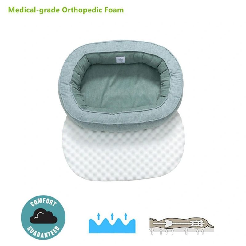 Baby Grade Orthopetic Foam Square Pet Bed for Dog