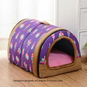 Hot Sales Shape Soft Plush Round Pet Dog Bed Cat Bed