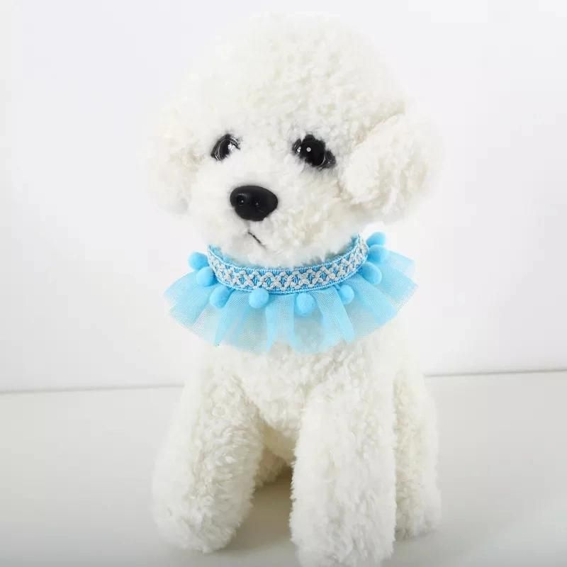Wholesaler Pet Accessories Sweet Princess Lace Bib Cute Dog Cat Necklace Collar Decoration