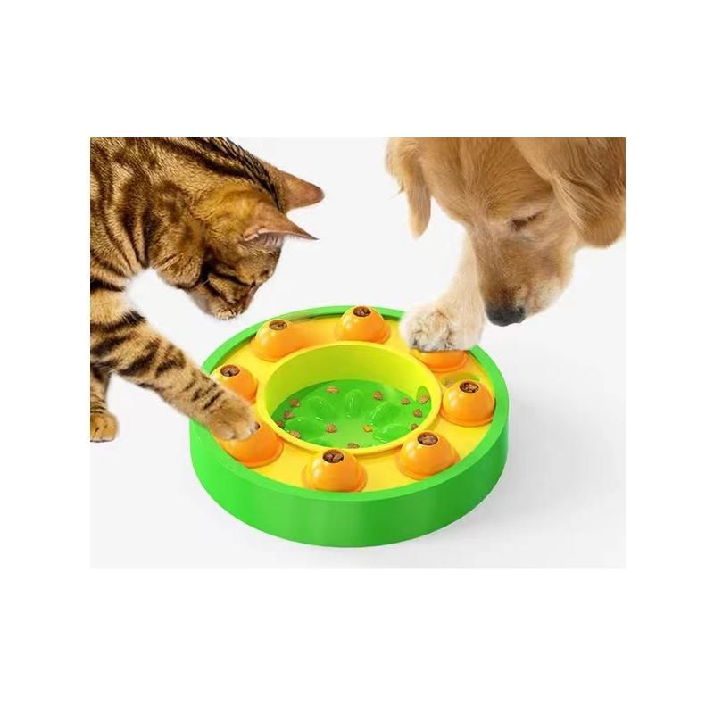 Amazon′ S New Pet Toy, Dog Food Wheel, Anti-Choking Food Set, Dog Bowl Pet Training Toy Cat Dog Bowl