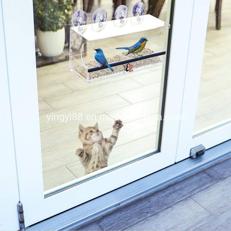 Super Strong Suction Cup Acrylic Bird Feeder