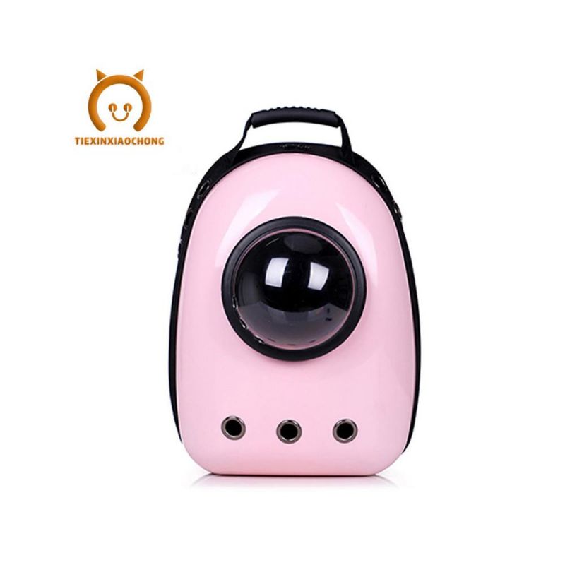 Factory Wholesale PVC Transparent Cover Pet Bag Cat Breathable Chest Backpack Space Pet Cat Bag