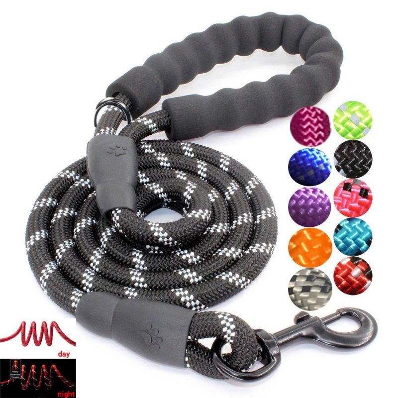 Outdoor Pet Products Durable Comfortable Nylon Hand Free Dog Rope Collar Leash