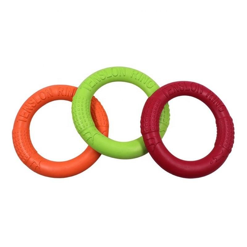 EVA Floating Pet Pull Ring Dog Chew Interactive Training Toy