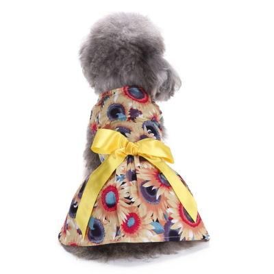 Wholesale Custom Apparel Access Cat Spring Summer Suspender Gauze Small Medium Dog Dress Valentine&prime;s Day Pet Clothes