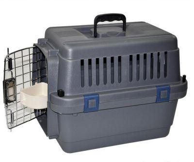 Pet Taxi Carrier Multiple Sizes for Pets 10 -90 Lbs, Gray/Black