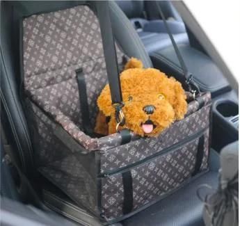 Wholesale New Spring Pet Puppy Carrier Cat Dog Car Seat Booster with Car Safety Leashed Belt