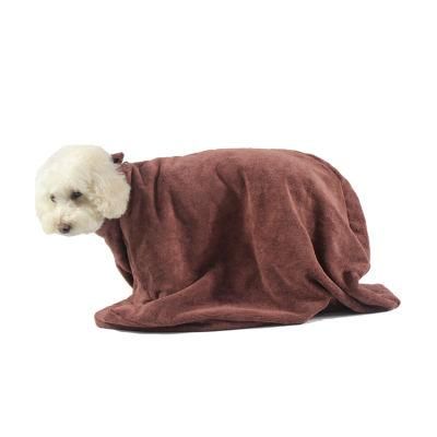 Super Absorbent Microfiber Fast Dry Pet Product Soft Dog Bathrobe (MD20CT005)
