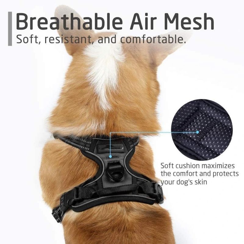 No Pull, No Choke Highly Reflective Dog Harness