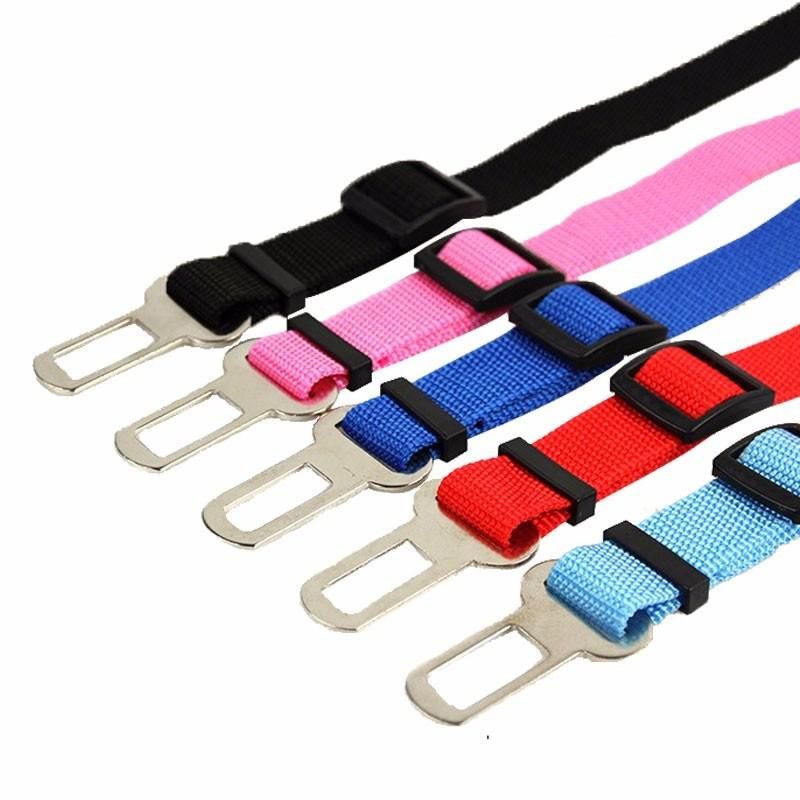 Adjustable Cat Dog Pet Safe Car Seat Belt Adjustable Harness Lead Leash